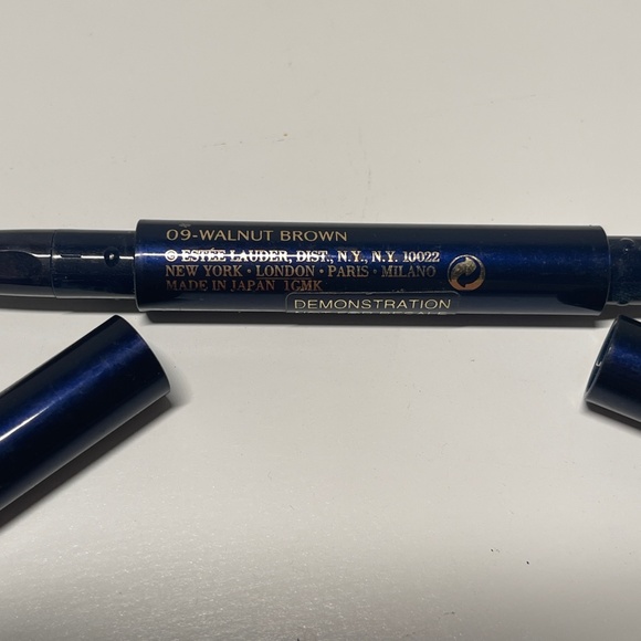 READ Estee Lauder AUTOMATIC eye Pencil DUO eye Liner in 09 Walnut Brown TESTER - Picture 2 of 12